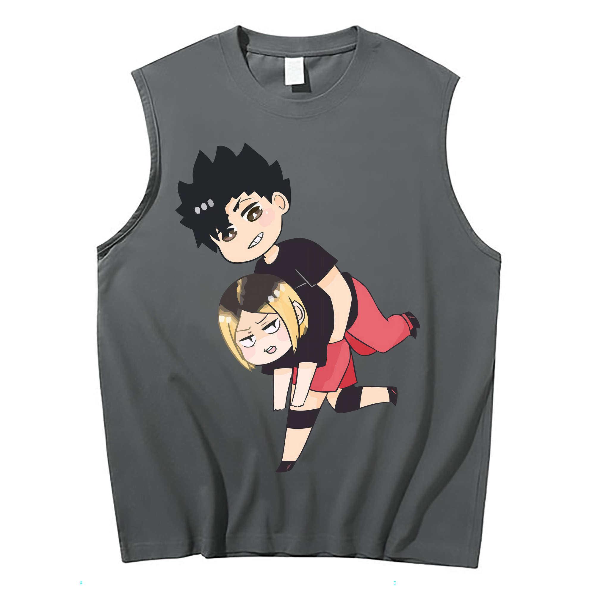 （画像用） ハイキュー!! Haikyu!! コットン100％タンクトップ（フロントプリント）
